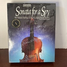 SONATA FOR A SPY 1000 PIECE MYSTERY JIGSAW PUZZLE NEW SEALED MADE IN USA ๐ฅ
