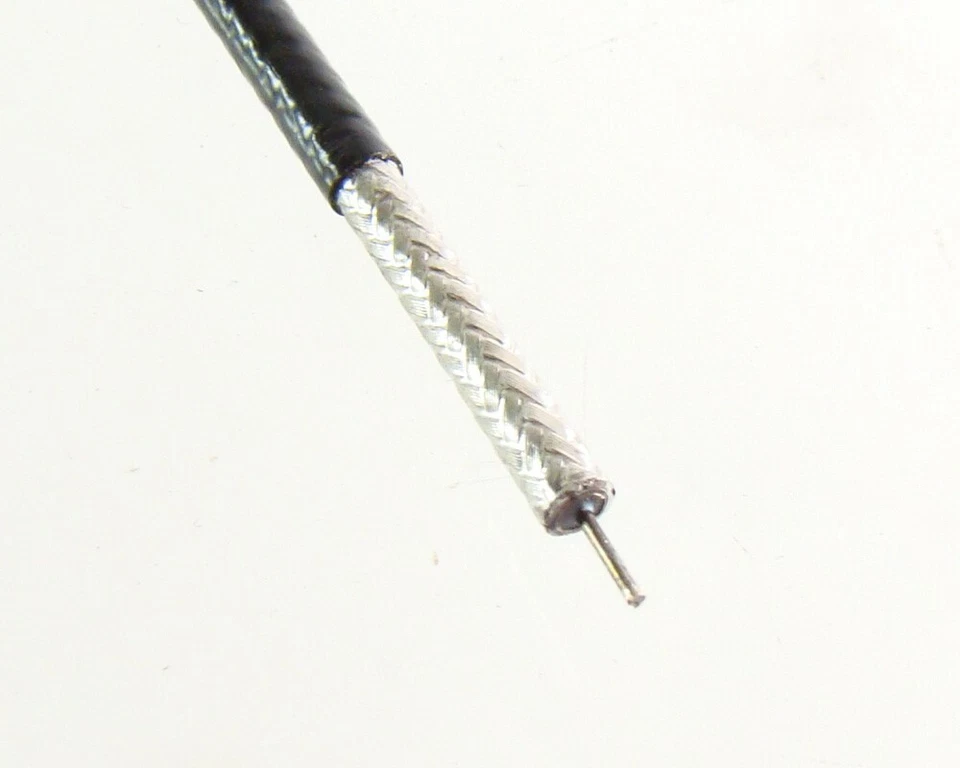 Lot of (250) TNC Female Rear Bulkhead Clamp Crimp Connectors w/ 3" Cables - Image 3 of 4