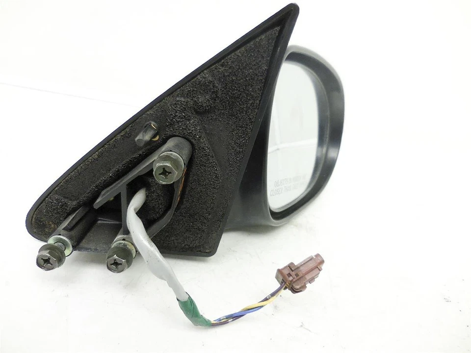 1995-1998 Nissan Sentra Passenger Rear View Mirror Outside 96301-4B000 - Black - Image 4 of 4