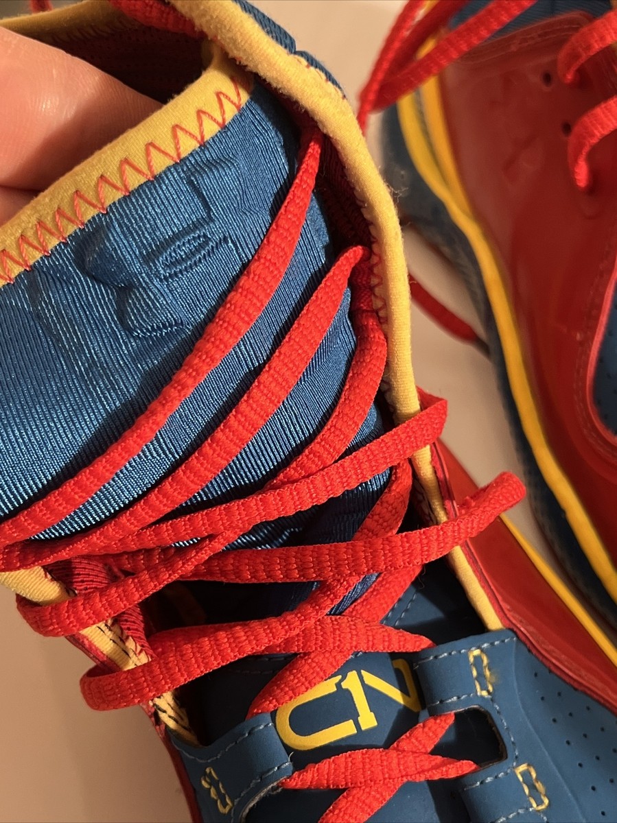 Under Armour Cam Newton Shoes Highlight Superman Trainer YoungSz