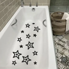 5 Sets of Anti Slip Stickers Star Bath Shower Grip Non-Slip Safety Floor 15pcs