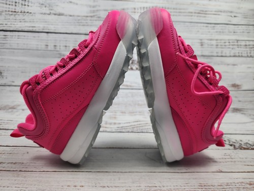 Fila Disruptor II Script Pglo/wht/wht Größe 6 Kinder Brandneu Pink/Weiß - Bild 6 von 11