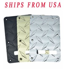 Premium Diamond Plate ST Backplate Tremolo Cover for American Fender Strat
