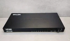 UHD 1x8 HDMI Switch Splitter Repeater Amplifier – 3D v1.4, 1 Input 8 Outputs, 4K