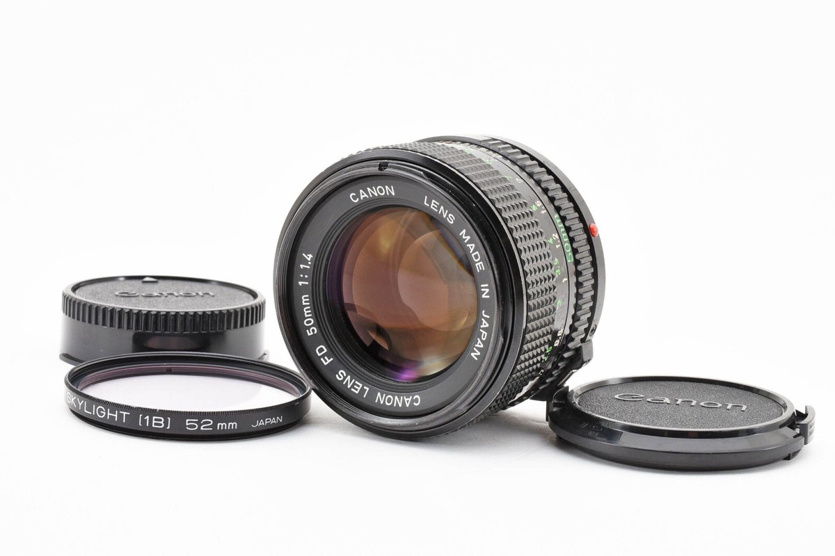 CANON NEW FD 50mm F1.4 MF NFD Lens [Optical Near Mint,Tested CANON NEW FD 50mm F1.4 MF NFD Lens [Optical Near Mint,Tested