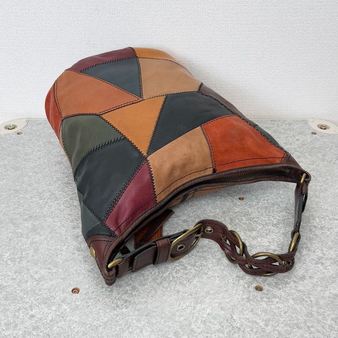 Rare Coach Patchwork Bleecker Duffel Bag Leather Multicolor Rare Coach Patchwork Bleecker Duffel Bag Leather Multicolor