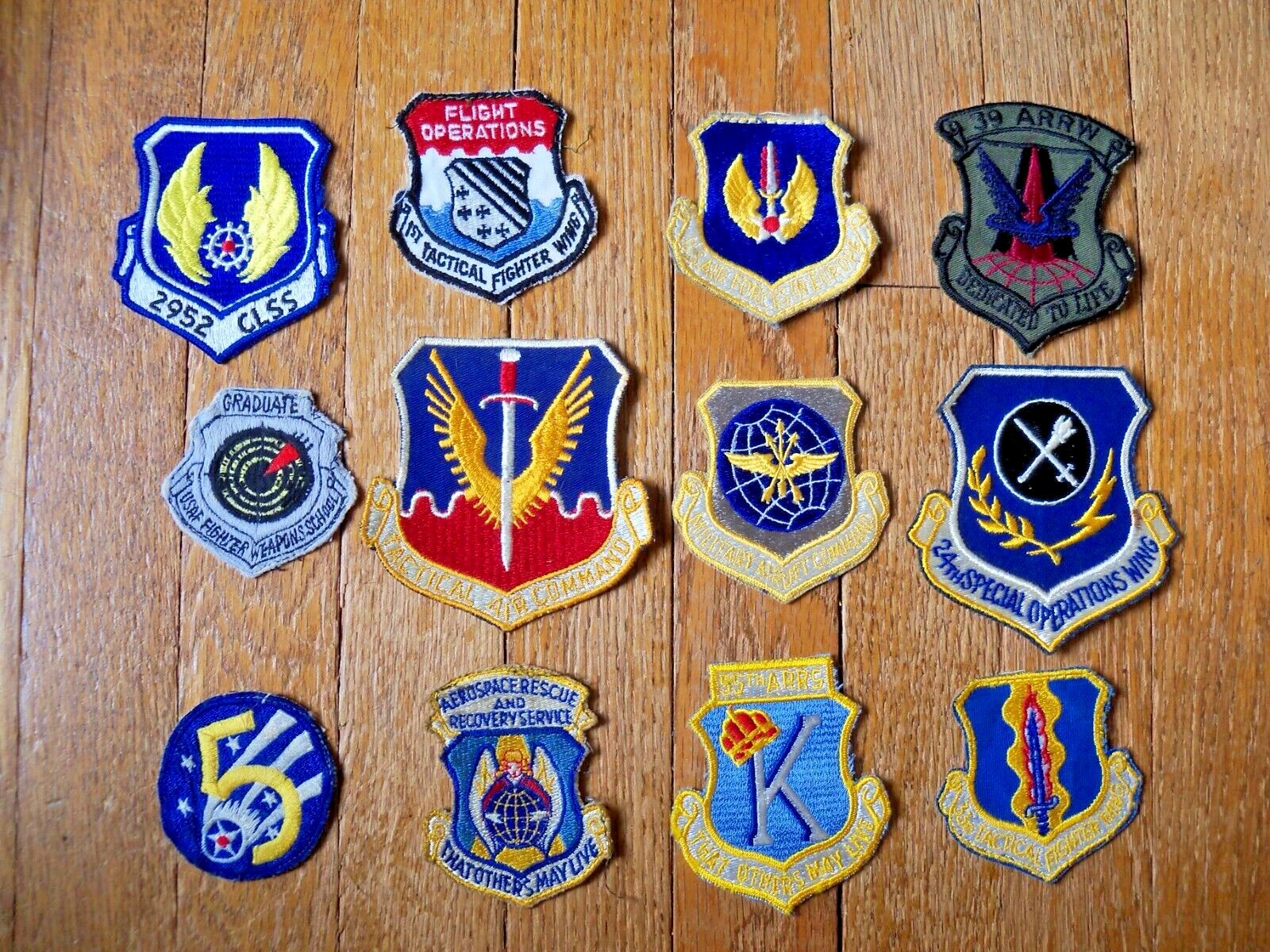 Vintage Vietnam War Era USAF United States Air Force  Assorted Patches