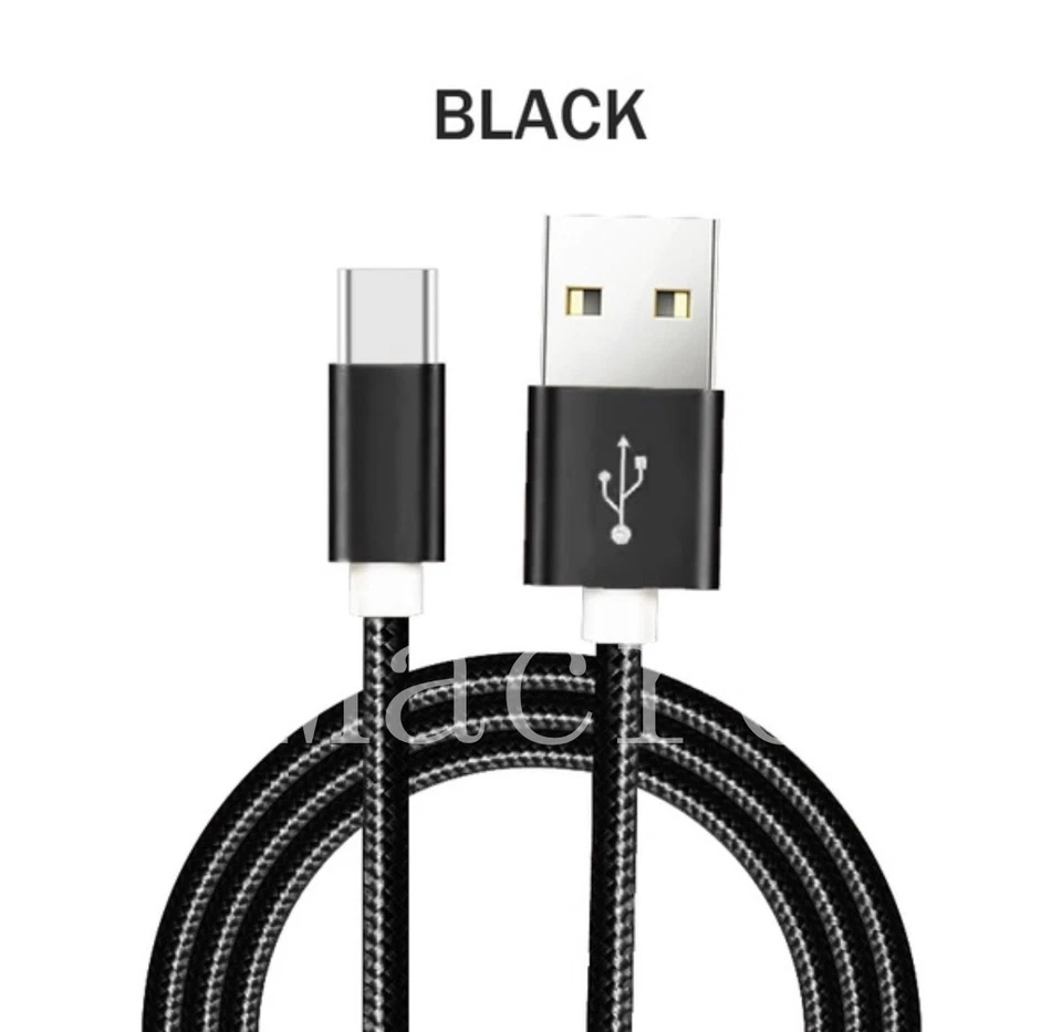 3x 10 FT For Samsung S9 Note 8 Type-C Heavy Duty USB Charger Charging Cable Cord - Image 3 of 4