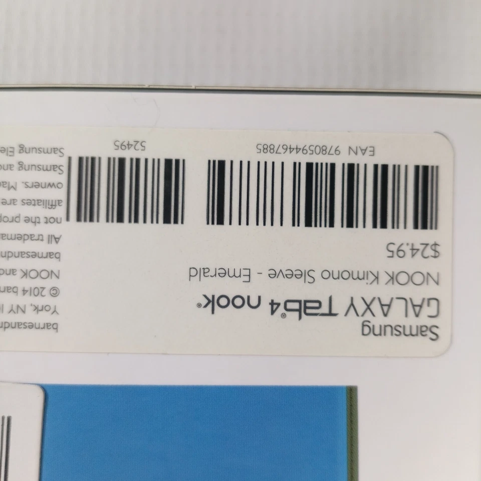 NOOK Kimono Sleeve For SAMSUNG GALAXY TAB 4 Emerald Green MSRP $24+ - Image 4 of 4