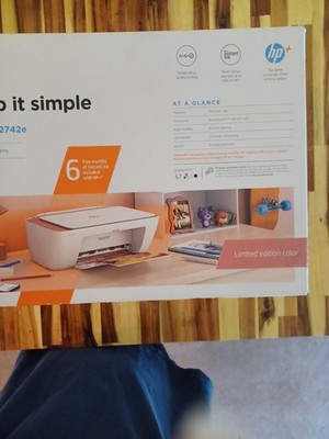 HP DeskJet 2742e Wireless InkjetColor All-In-One Printer