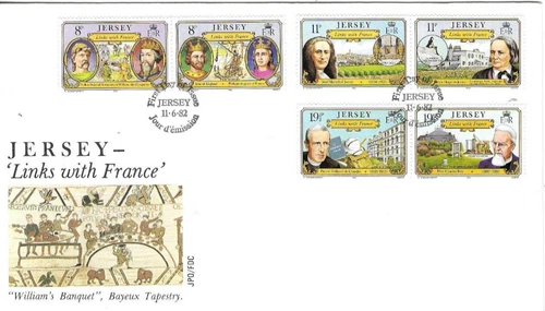Jersey Comm/FDC - Links with France -  1982 (JES292)