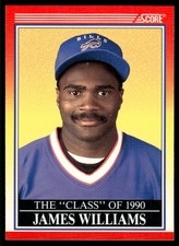 James Williams C90 1990 Score #613 Buffalo Bills 33264 Football Card