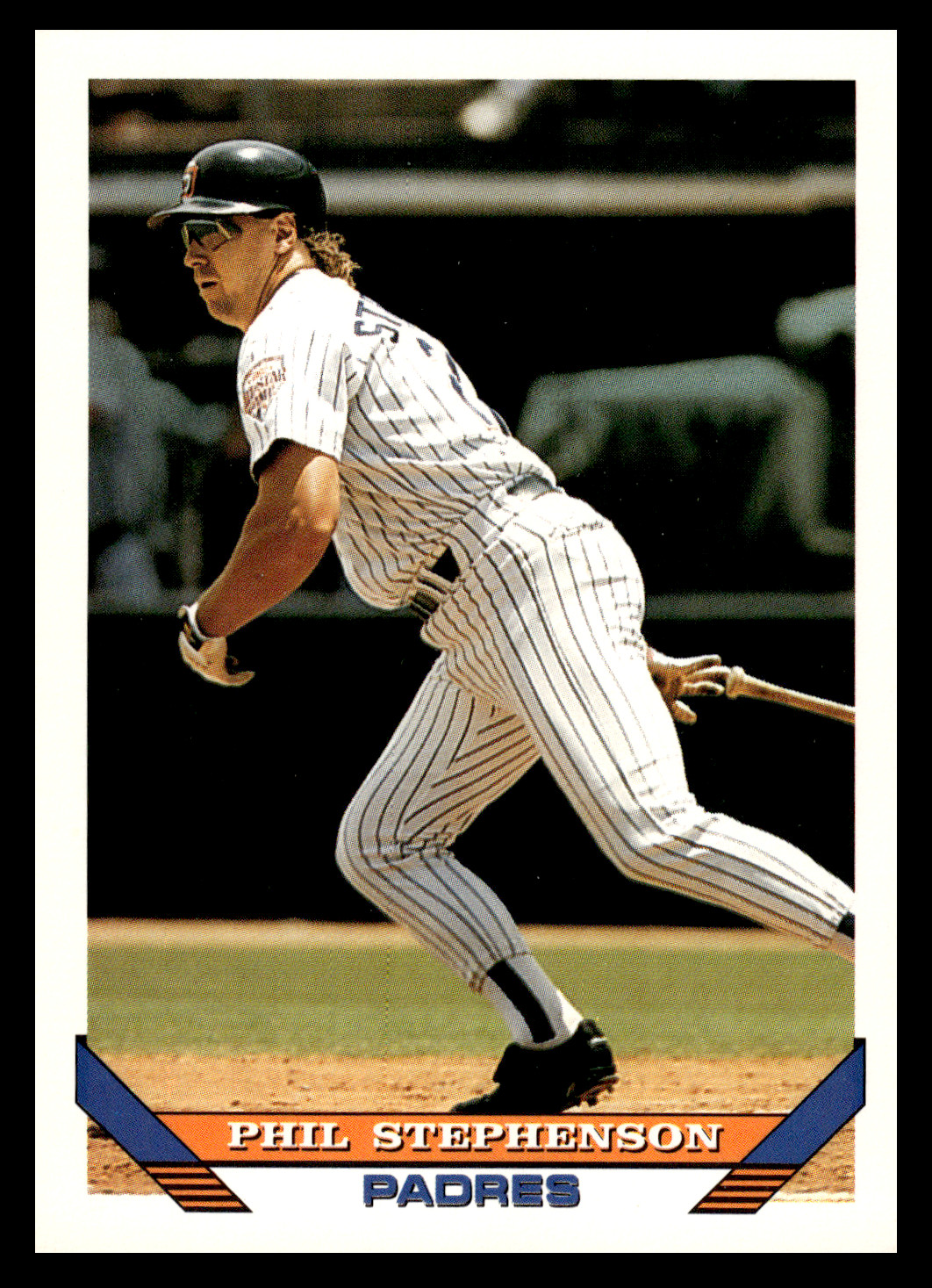 1993 Topps Phil Stephenson #357 San Diego Padres MLB Baseball