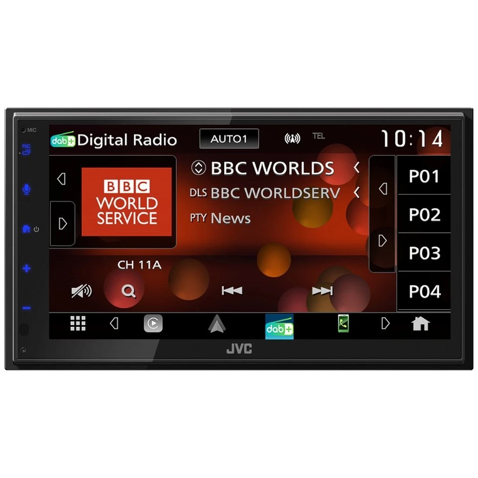 JVC KW-M695DBW 2-DIN Autoradio mit DAB+ / Wireless Apple CarPlay & Android Auto - Bild 4 von 4