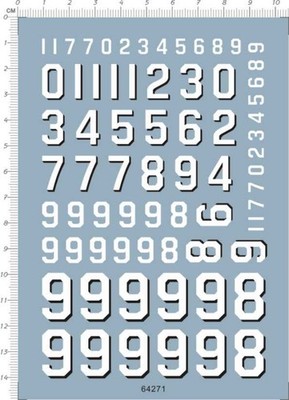 Detail 1/200 Scale Chinese PLA Navy Marking Numbers Model Kit Water Slide Decal