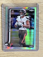 2025 Topps Chrome Jayden Higgins RC #343 Houston Texans Football NFL Card