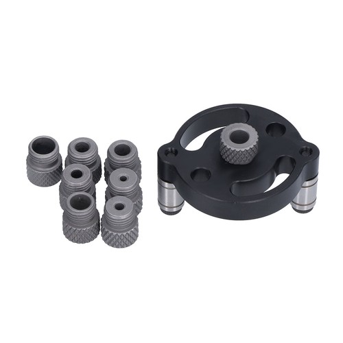 Hole Puncher Locator Vertical Round Dowel Carpentry Drilling Positioner ONS - Picture 3 of 24