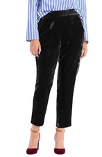J. Crew Pull-On Easy Pant 8 Black Velvet NWT