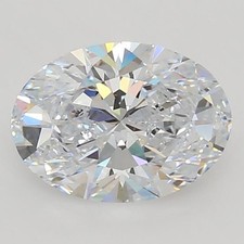 2.53ct Oval Lab Grown Loose Diamond GIA Certified E/VVS1 +Free Ring (6472133758) 2065.66 per carat