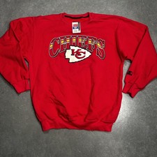 Vintage Kansas City Chiefs Sweatshirt Mens XL Red NFL Starter 90s Deadstock NEW