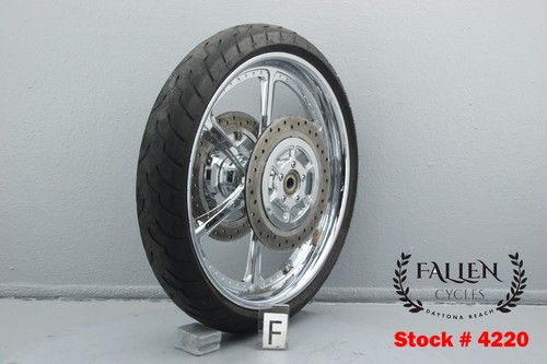 2013 Harley Electra Glide 21" Front Wheel Rim + Tire MATCHING ROTORS 25mm  #4220