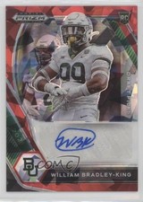 2021 Panini Prizm Draft Picks Red Ice William Bradley-King #DPA-WBK Auto 0m99