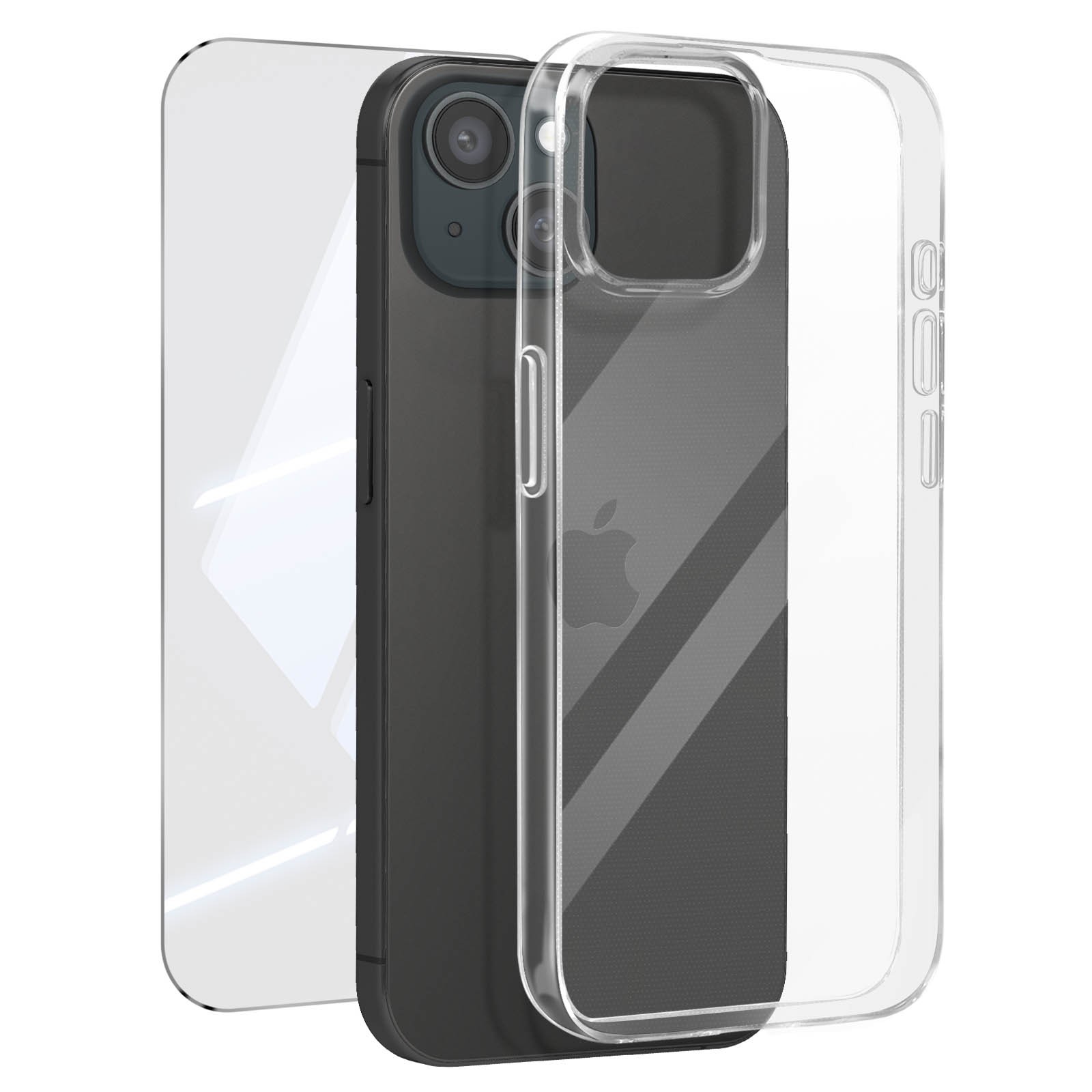 Pack Mayaxess iPhone 15 Coque Haute Performance et Protection Écran 9H
