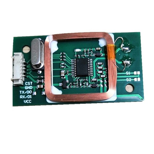 1X(Doppelfrequenz 125 KHz 13,56 MHz RFID-Kartenlesermodul Wiegand Uart TTL I4Q5) - Photo 3/6