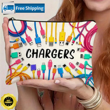 Charger Storage Bag Portable Electronics Organizer USB Cable Case Travel Pouch