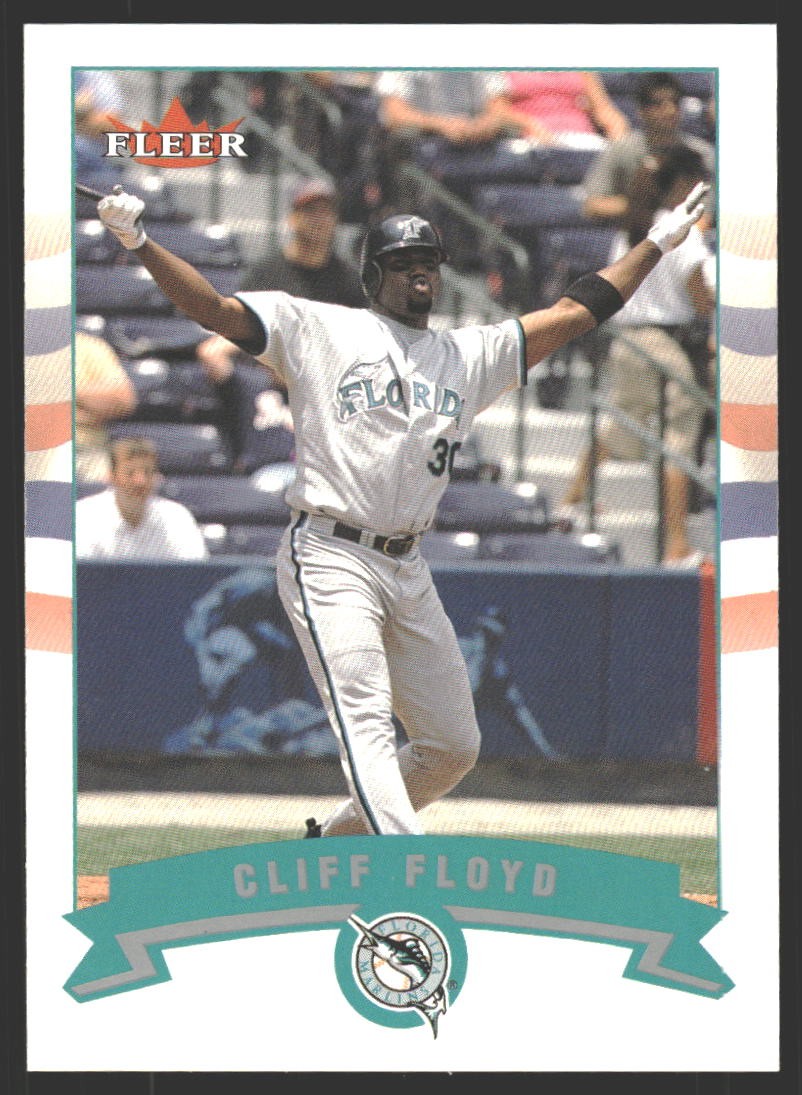 Cliff Floyd #116 2002 Fleer Florida Marlins