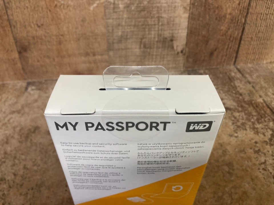 WD My Passport 1TB External USB 3.0 Portable Hard Drive Black WDBYNN0010BBK-0B - Image 3 of 4