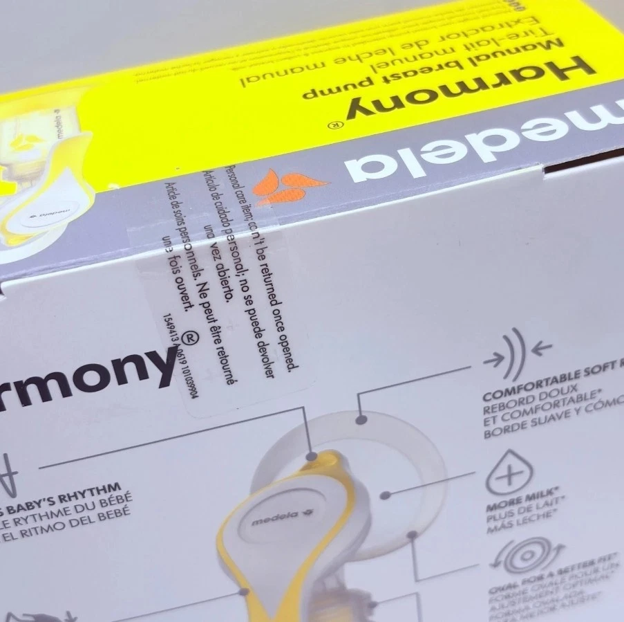 Lot (2): 1 Medela Harmony Manual Breast Pump + 1 Silicone Milk Collector **NEW** - Image 2 of 4