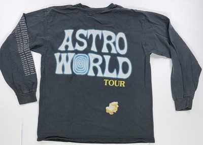 Travis Scott Astroworld Wish You Were Here Tour Long Sleeve Shirt M
