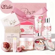 Gifts for Women, Birthday Gifts for Women, Bath and Body Gift Basket Mothers Day