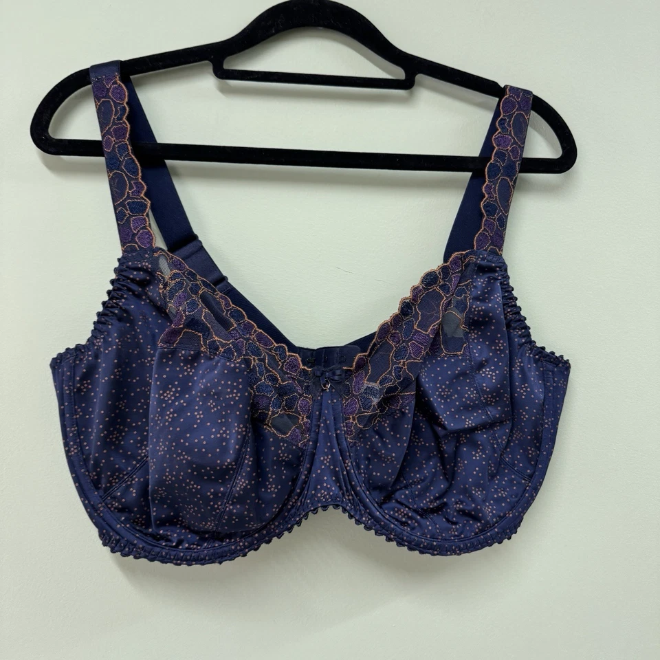 Prima Donna Hyde Park Navy Full Cup Bra 40F BNWT - Image 3 of 4