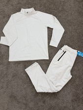 Women's MAGCOMSEN Fleece Lined Set -Softshell Pants Medium W/ Fleece 1/4 Zip Top