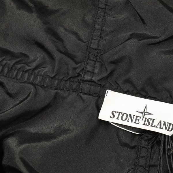 Stone Island Tech Hooded Nylon Jacket Men's Outerwear Waterproof Black thumbnail 5
