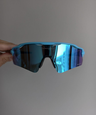 Oakley Radar EV Path OO9208 Sunglasses Prizm Blue Lens Lightweight Blue Frames