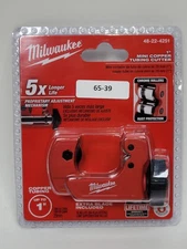 Milwaukee 1 in. Mini Copper Tubing Cutter, Model: 48-22-4251, (1/8” -to- 1-1/8”)