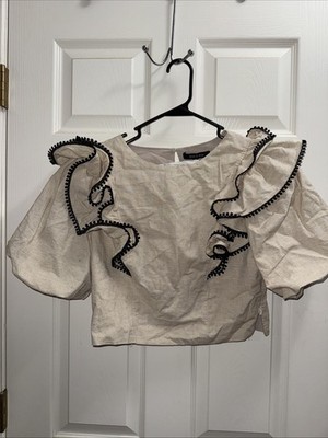 Strut and Bolt Kakhi Blouse Top Size Medium Women's