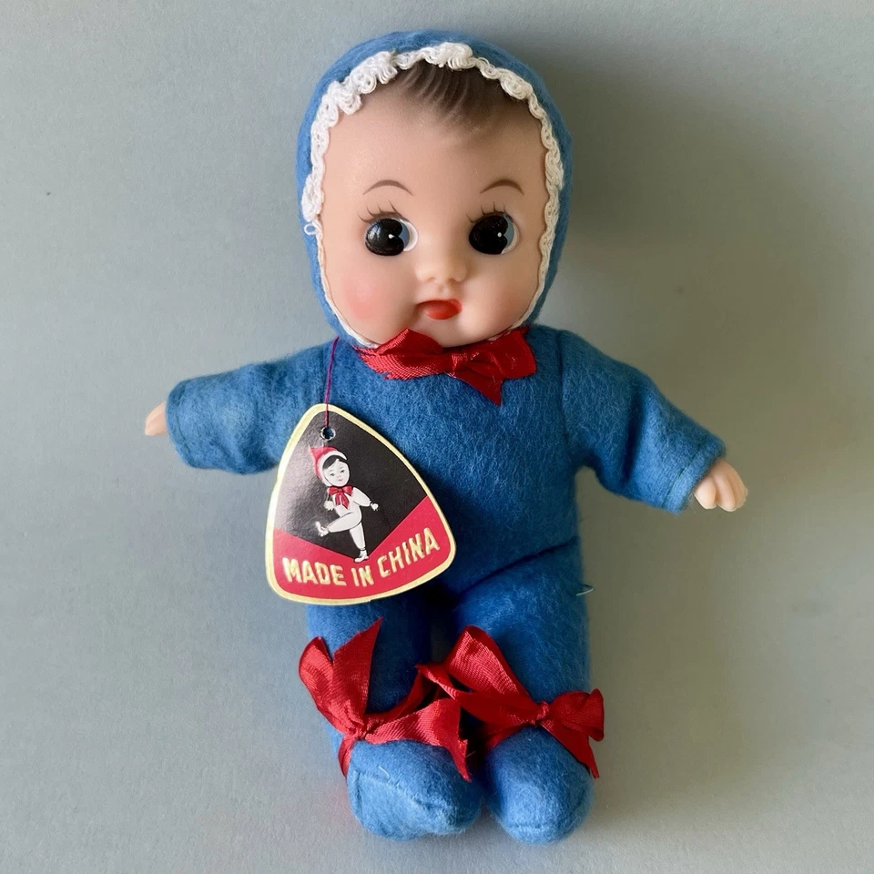 Mini poupée vintage 70s Red China DM787 Révolution Culturelle Chinoise 16 cm - Photo 2/4