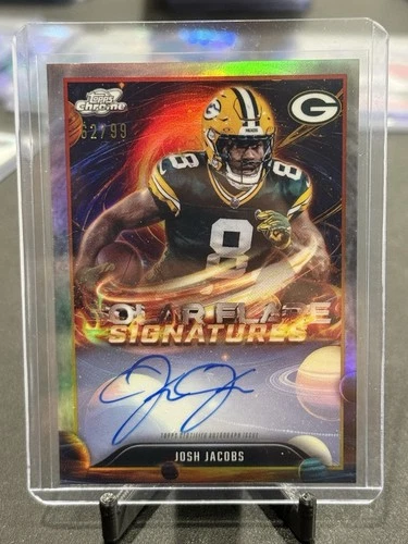 2025 Topps Chrome Josh Jacobs Chrome Autographs (RAW)