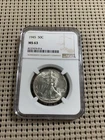 NGC SILVER 1945 P WALKING LIBERTY MS63 HALF DOLLAR 50c COIN
