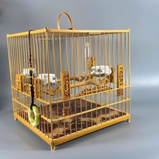 Premium Chinese Bamboo Wood White Eyed Birdcage