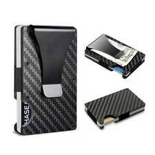 Wallet Minimalist Carbon Fiber Card Holder Luxury Money Ridge Style