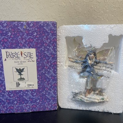FAIRY SITE '' SNOW QUEEN'' RESIN FAIRY LIMITED EDITION Fairysite Box