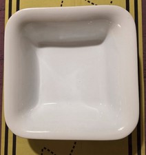 Porzellanschale Reichsarbeitsdienst 1936 weiß Kantinengeschirr große Obstschale