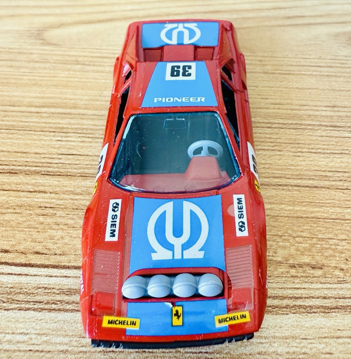 4 INCH 1980 Ferrari 308GTB Pioneer Burago Burago #4148 1/43