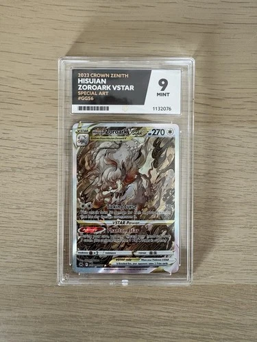 Pokémon TCG Hisuian Zoroark VSTAR GG56/GG70 Holo Ultra Rare Ace Graded