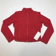 NEW LULULEMON Define Cropped Jacket Nulu 8 10 12 14 Dark Red